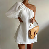 Sena - One-Shoulder Mini Dress